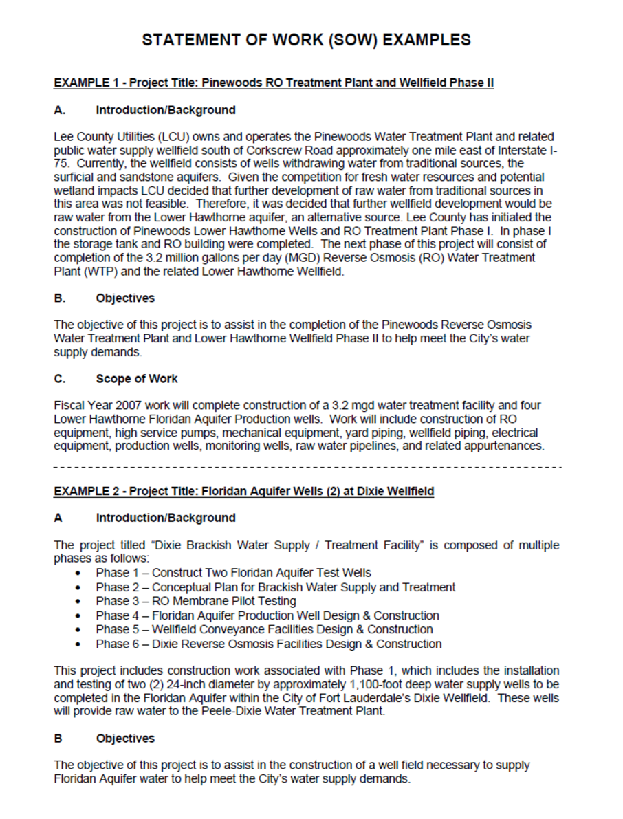 Statement Of Work Template. Create A Free Statement Of Work Form.